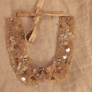 Intricate statement collar necklace
